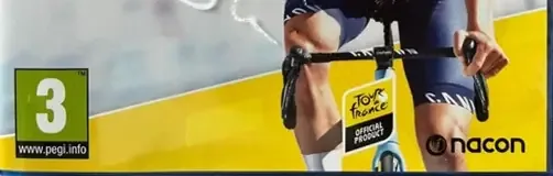 Tour de France 2022, the PEGI square on its front