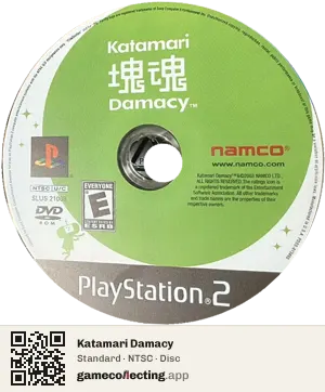 Katamari Damacy PlayStation 2, NTSC disc