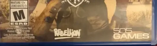 Sniper Elite III, the ESRB box on its front
