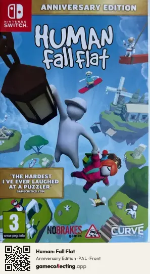 Human: Fall Flat Nintendo Switch, PAL box front