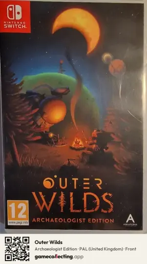 Outer Wilds Nintendo Switch, United Kingdom box front