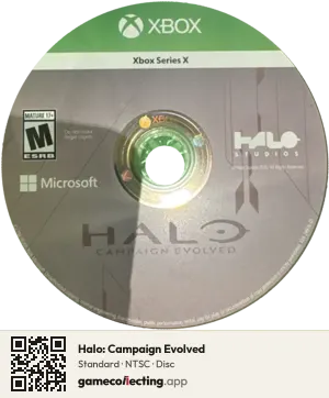 Halo: Campaign Evolved Xbox Series X, NTSC disc
