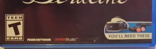 Déraciné, the ESRB box on its front