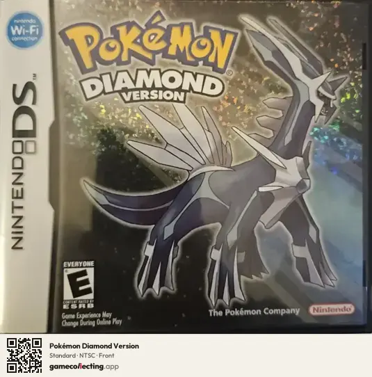 Pokémon Diamond Version Nintendo DS, NTSC box front