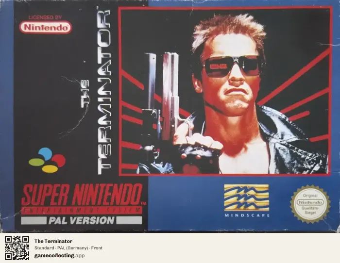 The Terminator Super Nintendo Entertainment System, Germany box front