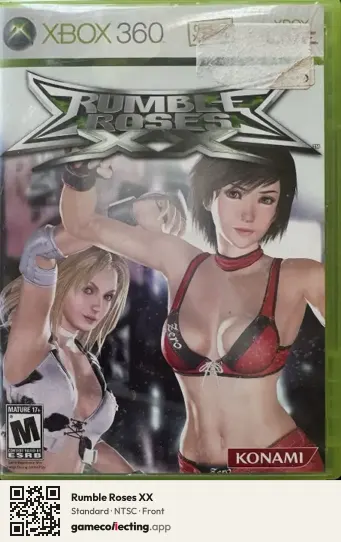 Rumble Roses XX Xbox 360, NTSC box front