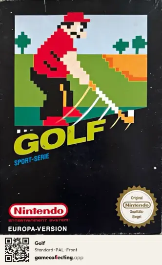 Golf Nintendo Entertainment System, PAL box front