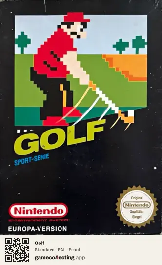 Golf Nintendo Entertainment System, PAL box front