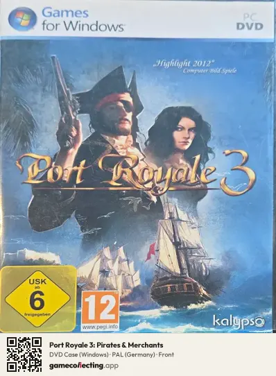 Port Royale 3: Pirates & Merchants Computer, Germany box front