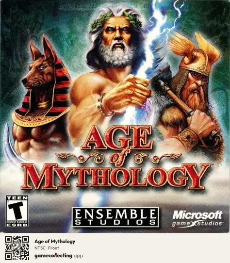 Age of Mythology Computer, NTSC box front