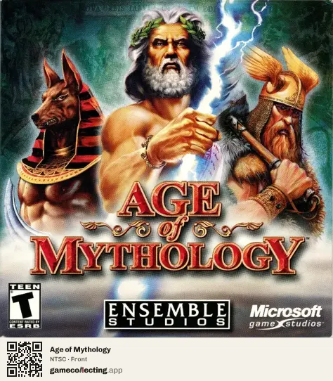 Age of Mythology Computer, NTSC box front