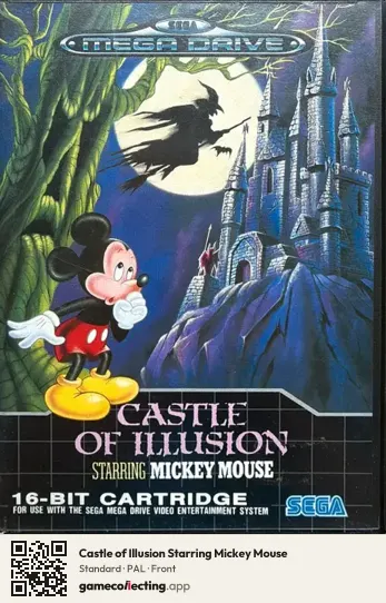 Castle of Illusion Starring Mickey Mouse Sega Mega Drive / Genesis, PAL box front