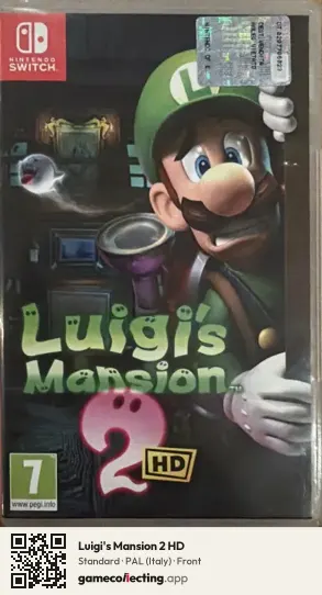 Luigi's Mansion 2 HD Nintendo Switch, Italy box front