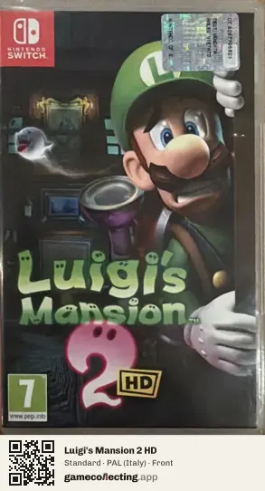 Luigi's Mansion 2 HD Nintendo Switch, Italy box front