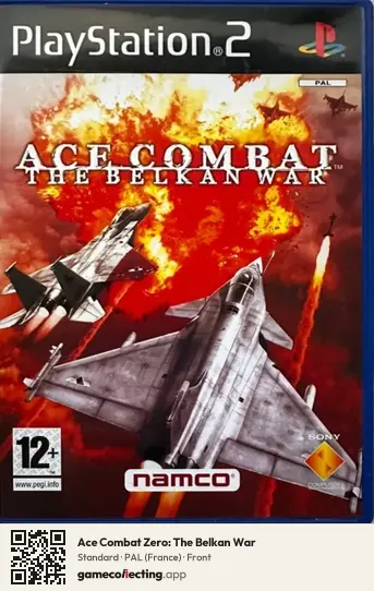 Ace Combat Zero: The Belkan War PlayStation 2, France box front