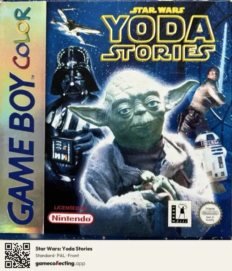 Star Wars: Yoda Stories Game Boy Color, PAL box front