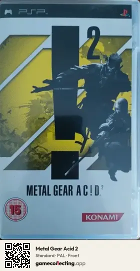 Metal Gear Acid 2 PlayStation Portable, PAL box front
