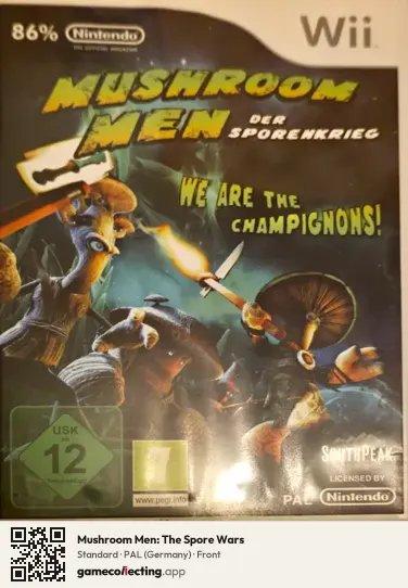 Mushroom Men: The Spore Wars Nintendo Wii, Germany box front