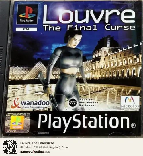 Louvre: The Final Curse PlayStation, United Kingdom box front