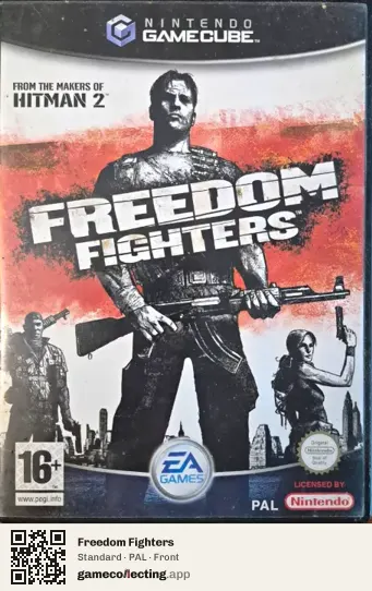 Freedom Fighters Nintendo GameCube, PAL box front