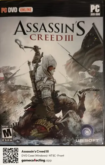 Assassin's Creed III Computer, NTSC box front