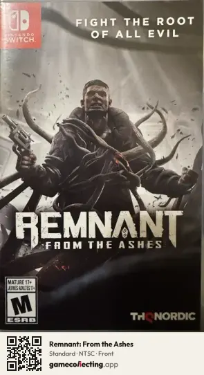 Remnant: From the Ashes Nintendo Switch, NTSC box front