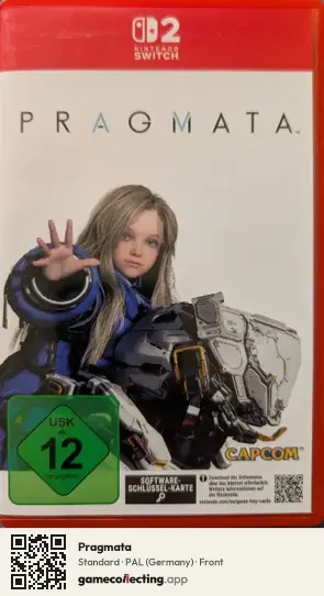 Pragmata Nintendo Switch 2, Germany box front