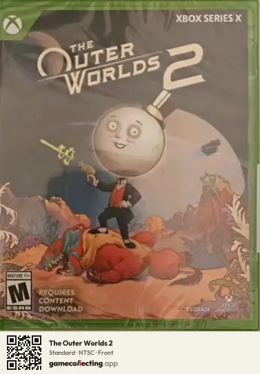The Outer Worlds 2 Xbox Series X, NTSC box front