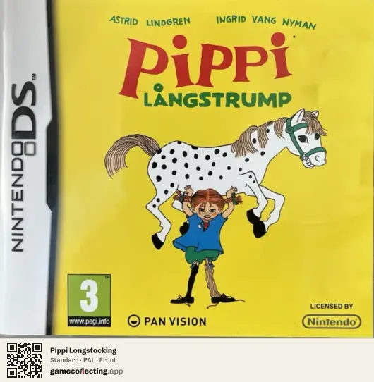 Pippi Longstocking Nintendo DS, PAL box front