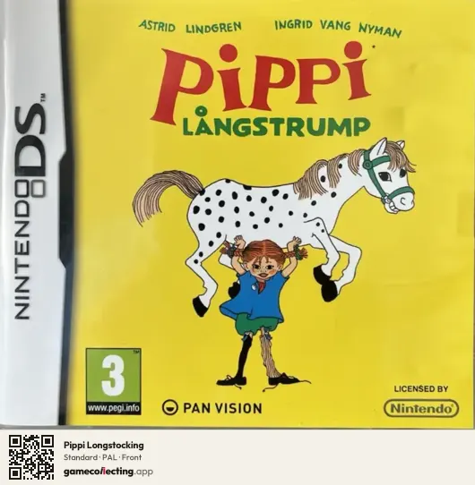 Pippi Longstocking Nintendo DS, PAL box front