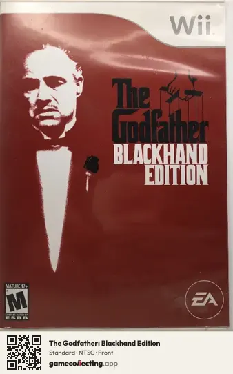 The Godfather: Blackhand Edition Nintendo Wii, NTSC box front