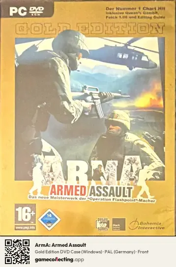 ArmA: Armed Assault Computer, Germany box front