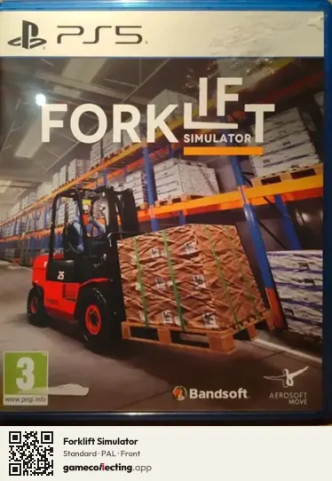 Forklift Simulator PlayStation 5, PAL box front
