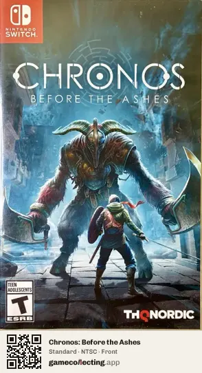 Chronos: Before the Ashes Nintendo Switch, NTSC box front