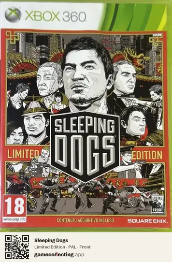 Sleeping Dogs Xbox 360, PAL box front