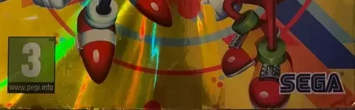 Sonic Mania, the PEGI square on its front