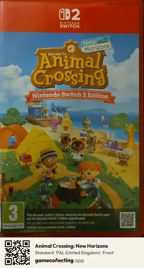 Animal Crossing: New Horizons Nintendo Switch 2, United Kingdom box front