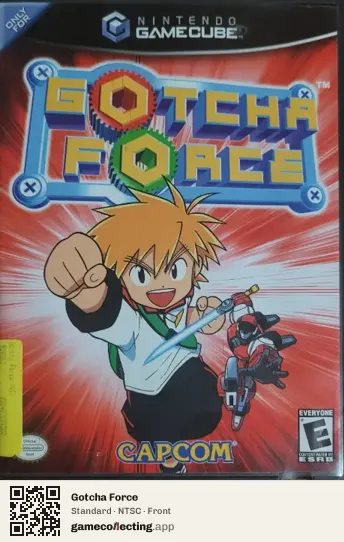 Gotcha Force Nintendo GameCube, NTSC box front