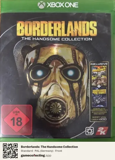 Borderlands: The Handsome Collection Xbox One, Germany box front
