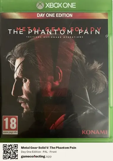 Metal Gear Solid V: The Phantom Pain Xbox One, PAL box front