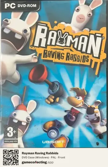 Rayman Raving Rabbids Computer, PAL box front