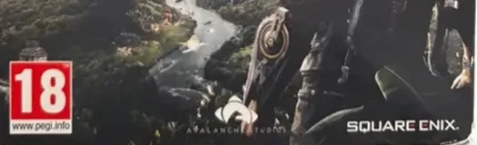 Just Cause 4, the PEGI square on its front