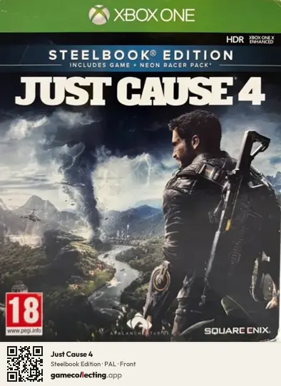 Just Cause 4 Xbox One, PAL box front