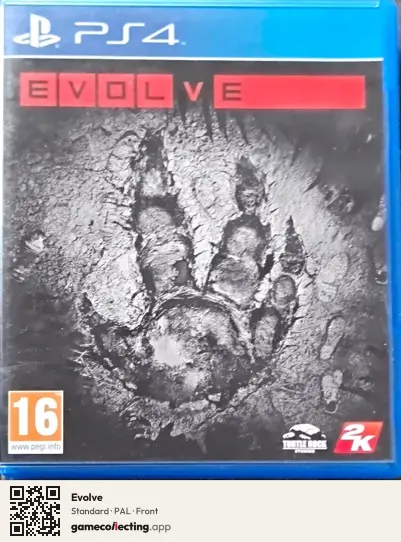 Evolve PlayStation 4, PAL box front