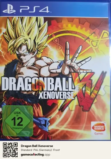 Dragon Ball Xenoverse PlayStation 4, Germany box front