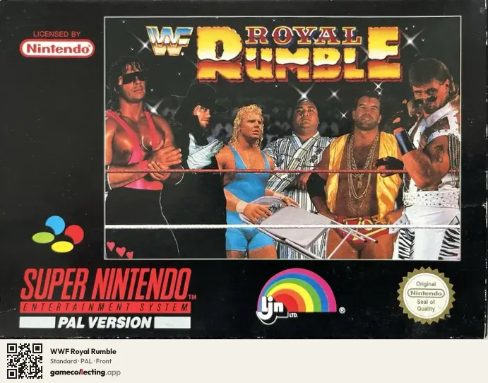 WWF Royal Rumble Super Nintendo Entertainment System, PAL box front