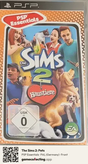 The Sims 2: Pets PlayStation Portable, Germany box front