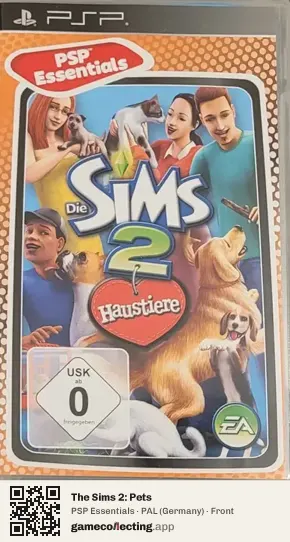 The Sims 2: Pets PlayStation Portable, Germany box front