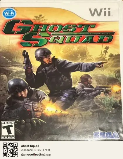 Ghost Squad Nintendo Wii, NTSC box front