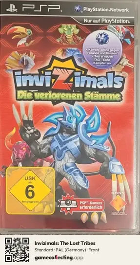 Invizimals: The Lost Tribes PlayStation Portable, Germany box front